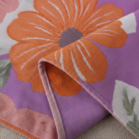Blumenmuster Handtuch - LavenderTowel