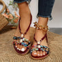 Boho Perlen Slip-On Sommersandalen – Amira