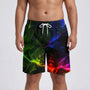 Bold Graphic Print Beach Shorts - Cameron