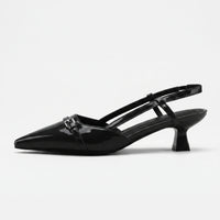 Bordeaux Slingbacks Met Spitse Neus - Victoria