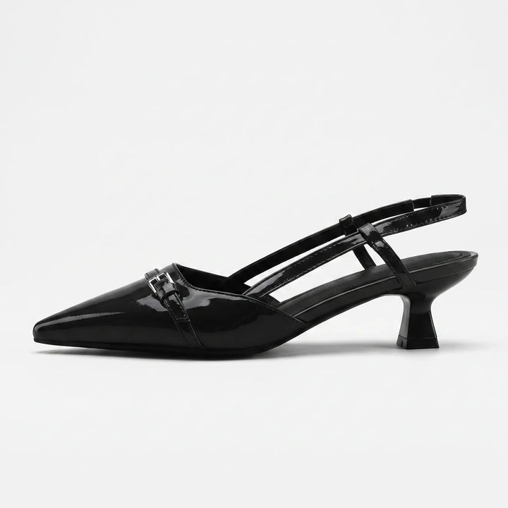 Bordeaux Slingbacks Met Spitse Neus - Victoria