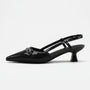 Bordeaux Slingbacks Met Spitse Neus - Victoria