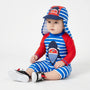 Boys Cartoon Print Swimwear Set - Aquakid