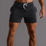 Schnelltrocknende & stilvolle Herren-Badeshorts aus Rippenstoff-Polyester – Niko