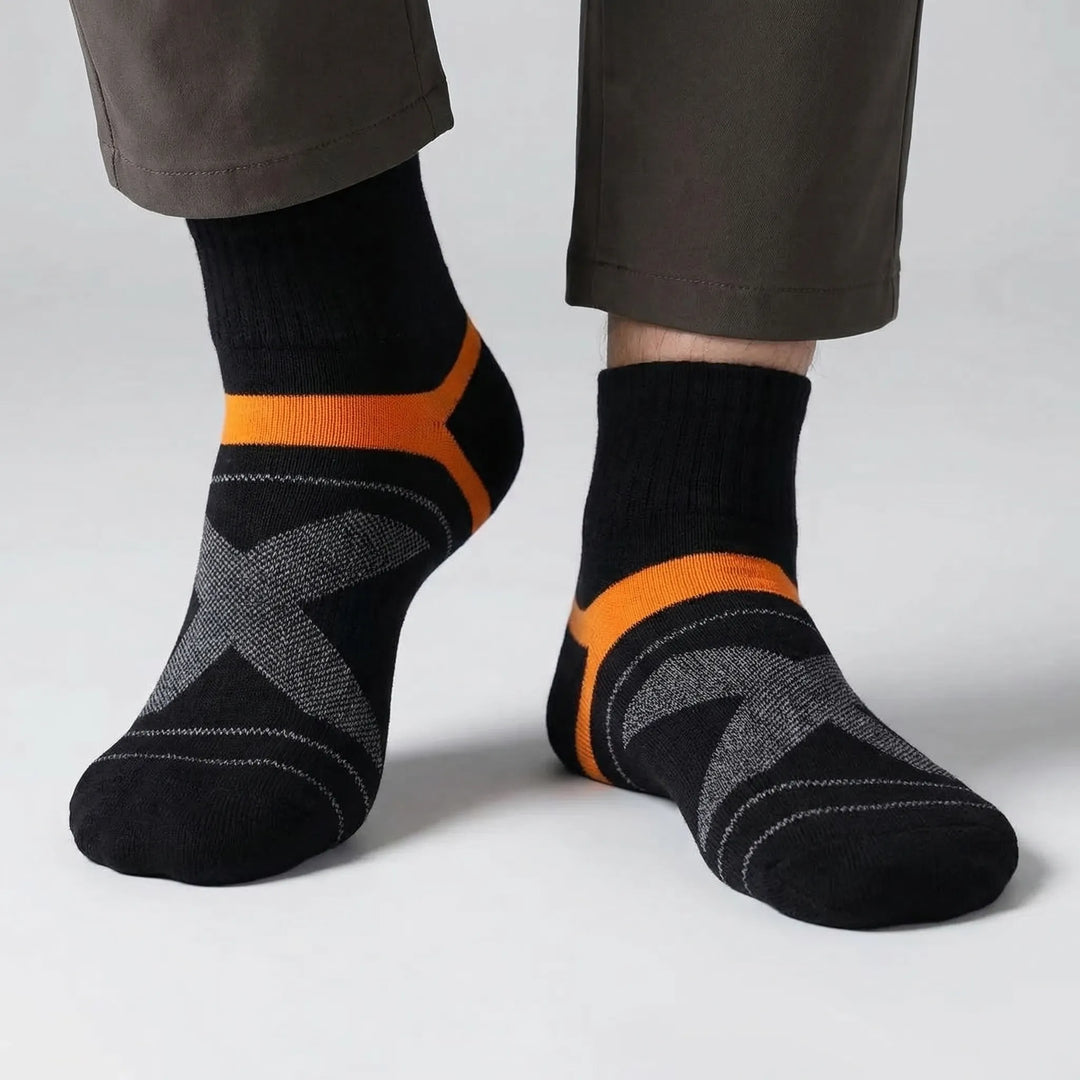 Breathable Ankle-Cut Sports Socks -  Traxwear