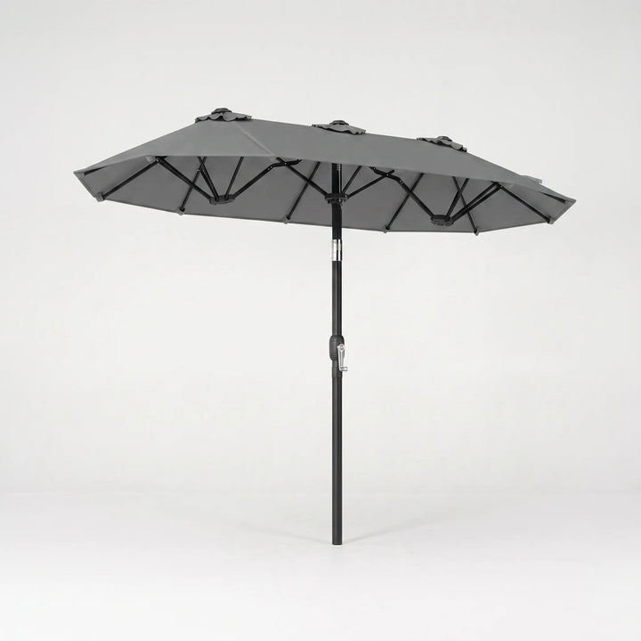 Brede Dubbele Parasol - Shadevia