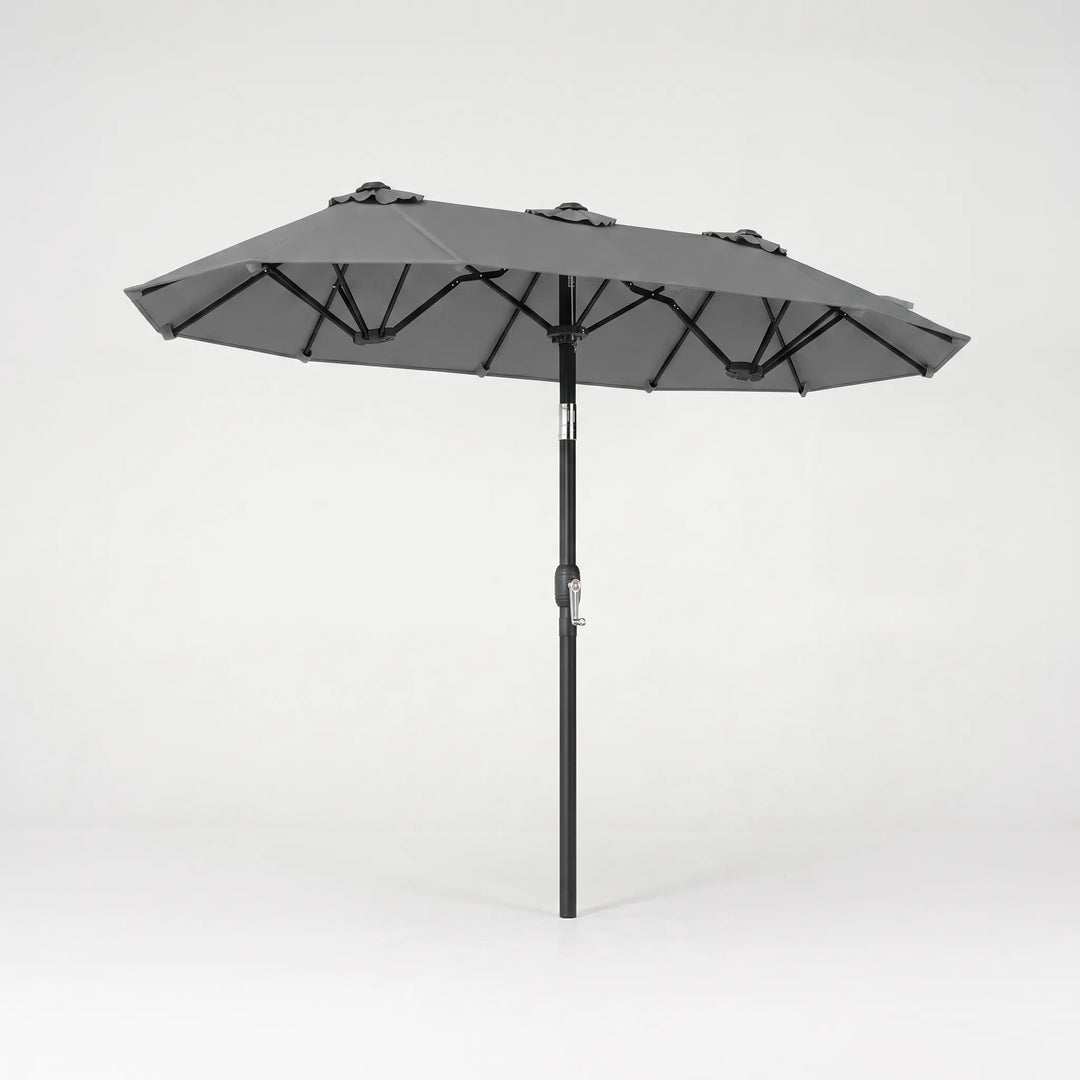 Brede Dubbele Parasol - Shadevia