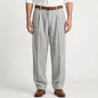 Broek Met Plooien Voor Heren -  Ernesto