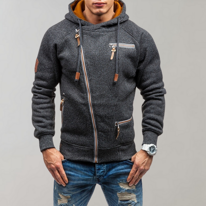 Lässiger Hoodie mit Reißverschluss - Orion