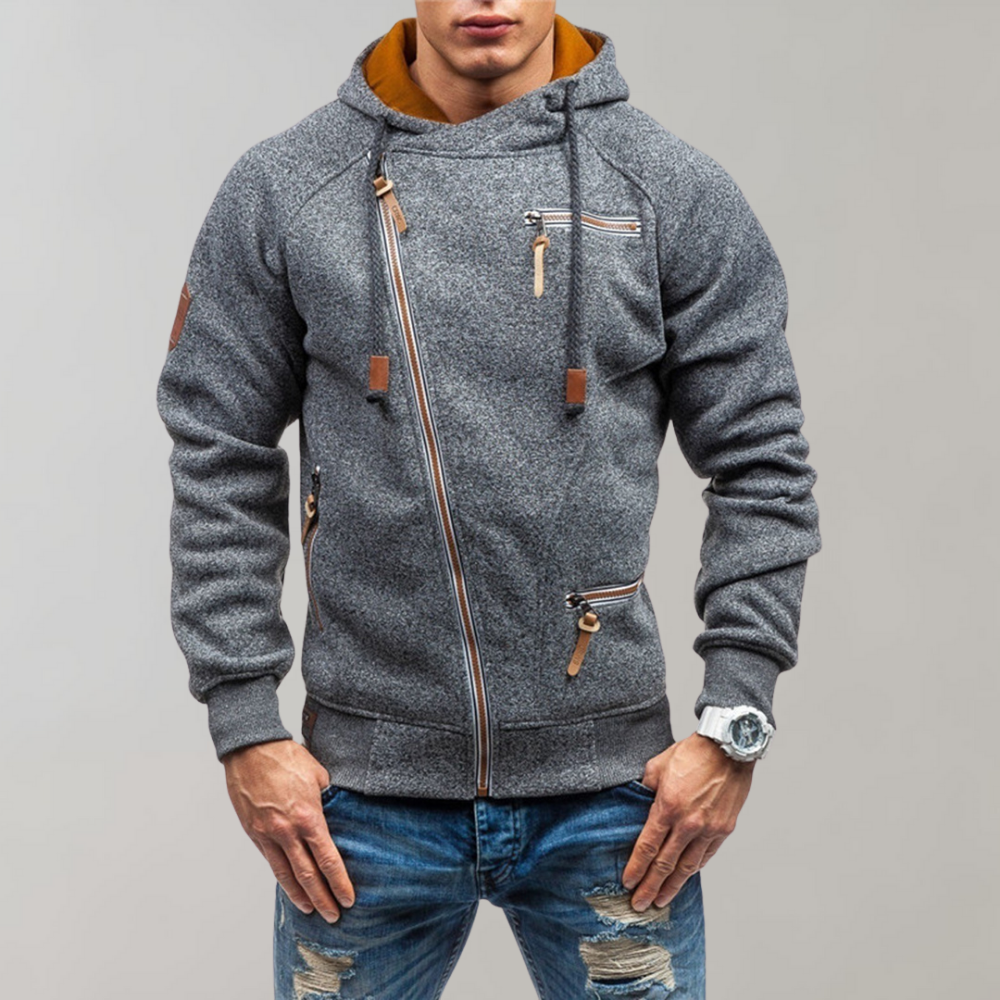 Lässiger Hoodie mit Reißverschluss - Orion