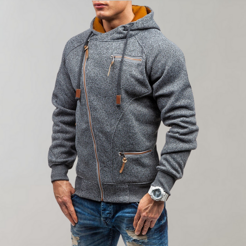 Lässiger Hoodie mit Reißverschluss - Orion