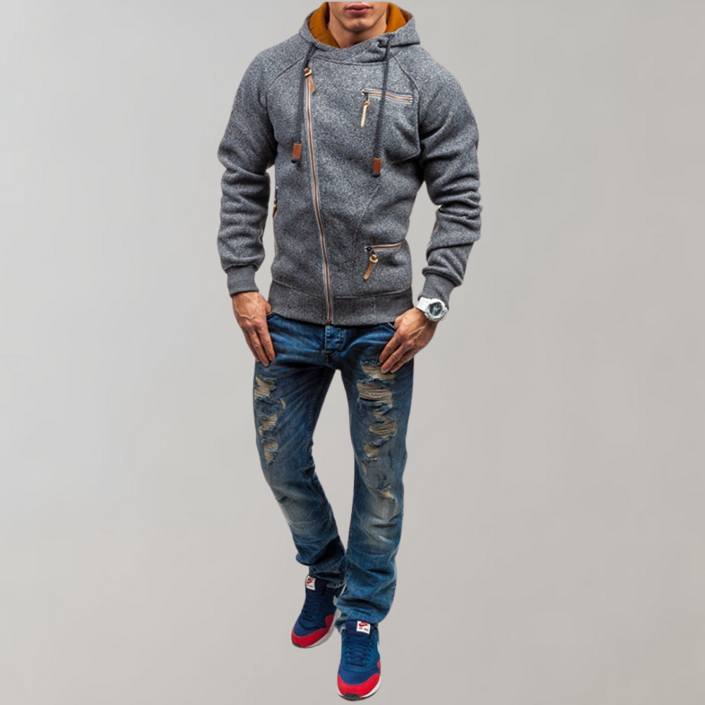 Lässiger Hoodie mit Reißverschluss - Orion