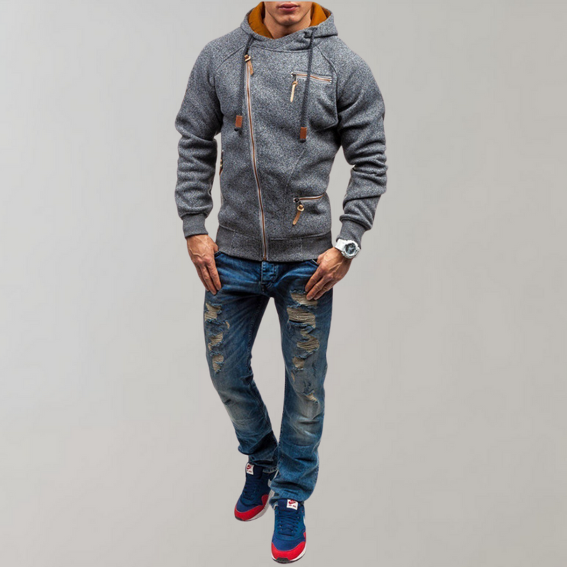 Lässiger Hoodie mit Reißverschluss - Orion