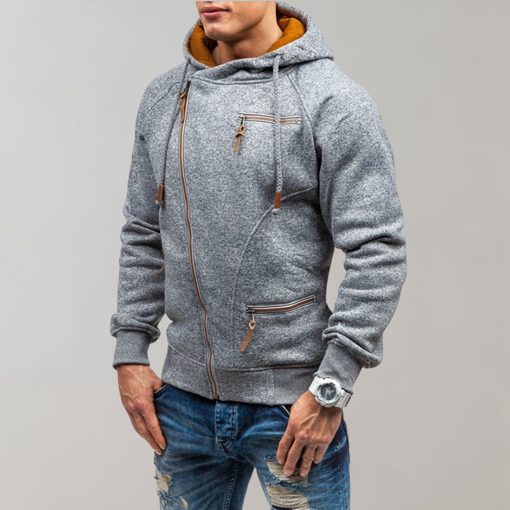 Lässiger Hoodie mit Reißverschluss - Orion