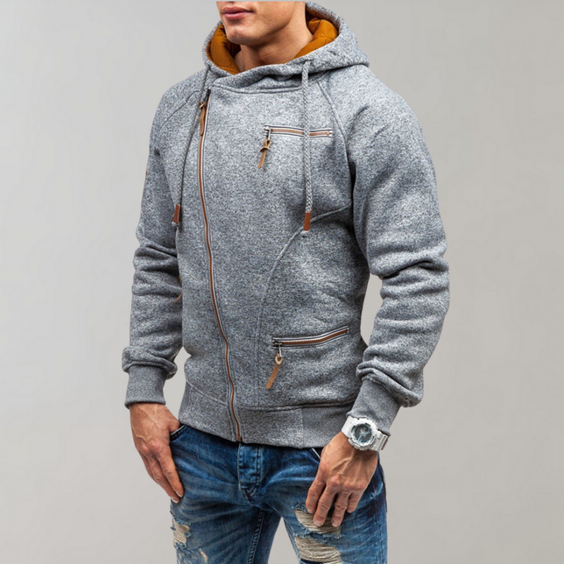Lässiger Hoodie mit Reißverschluss - Orion