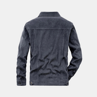 Bequeme graue Cordjacke - Rover