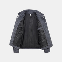 Bequeme graue Cordjacke - Rover