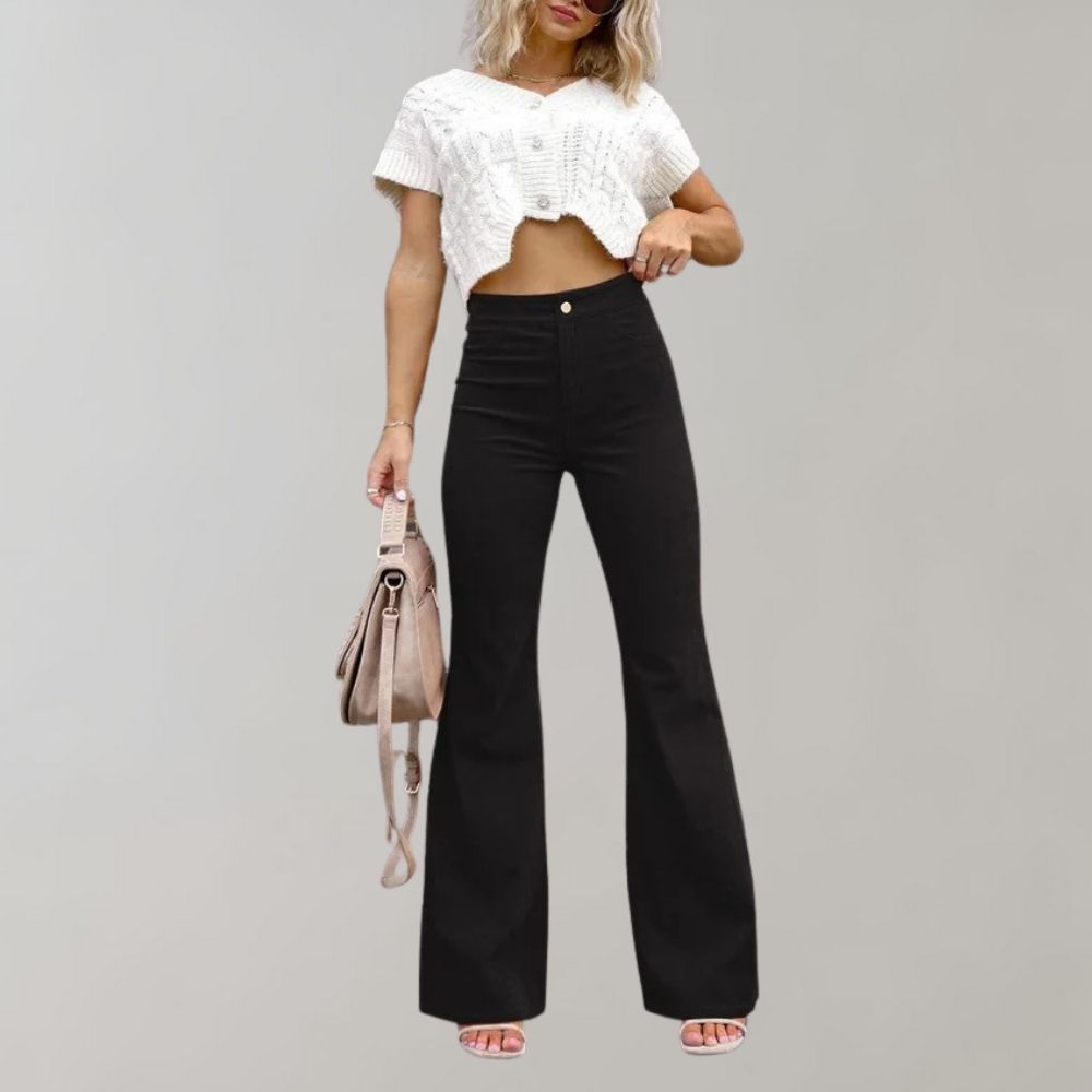 Trendige Cordweite Hose - Valerie