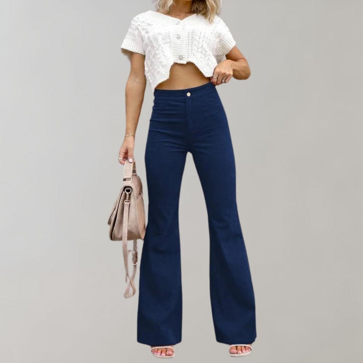 Trendige Cordweite Hose - Valerie