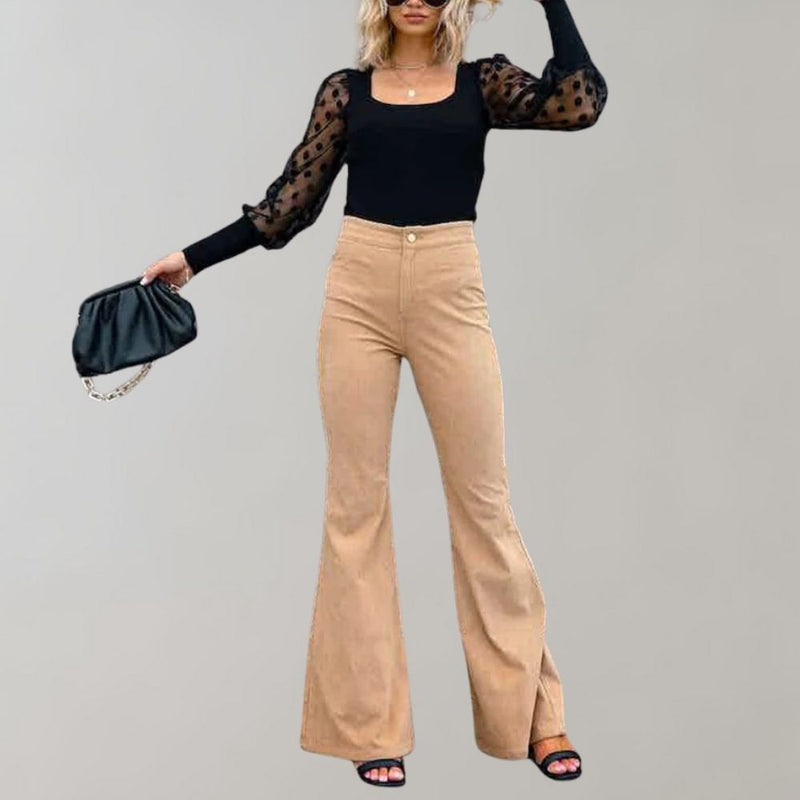 Trendige Cordweite Hose - Valerie