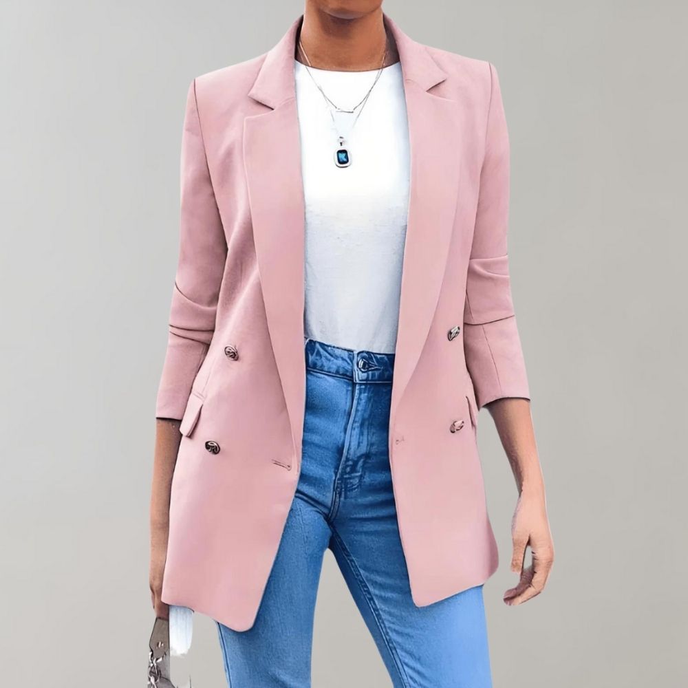 Stylish Long Women's Jacket - Clara