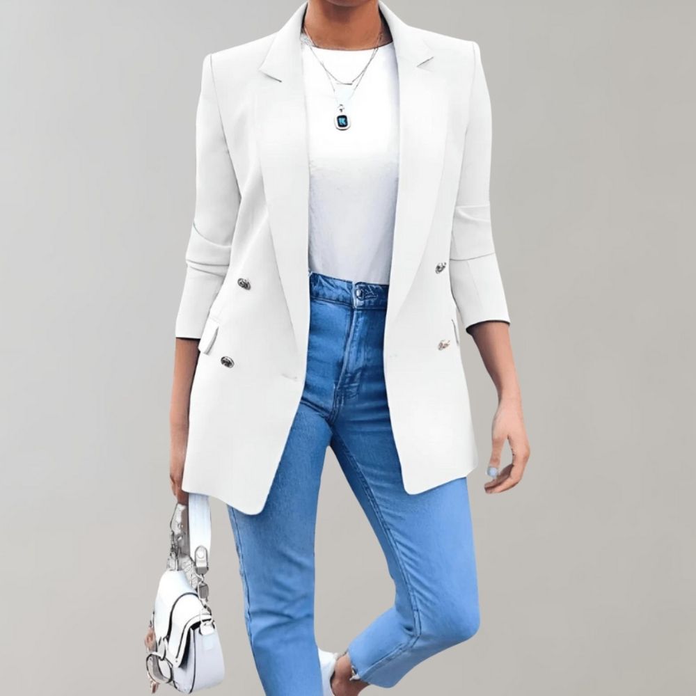 Stylish Long Women's Jacket - Clara