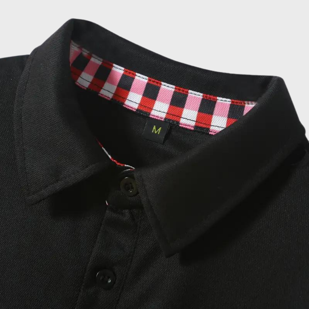 Herren-Poloshirt mit langen Ärmeln - Oliver