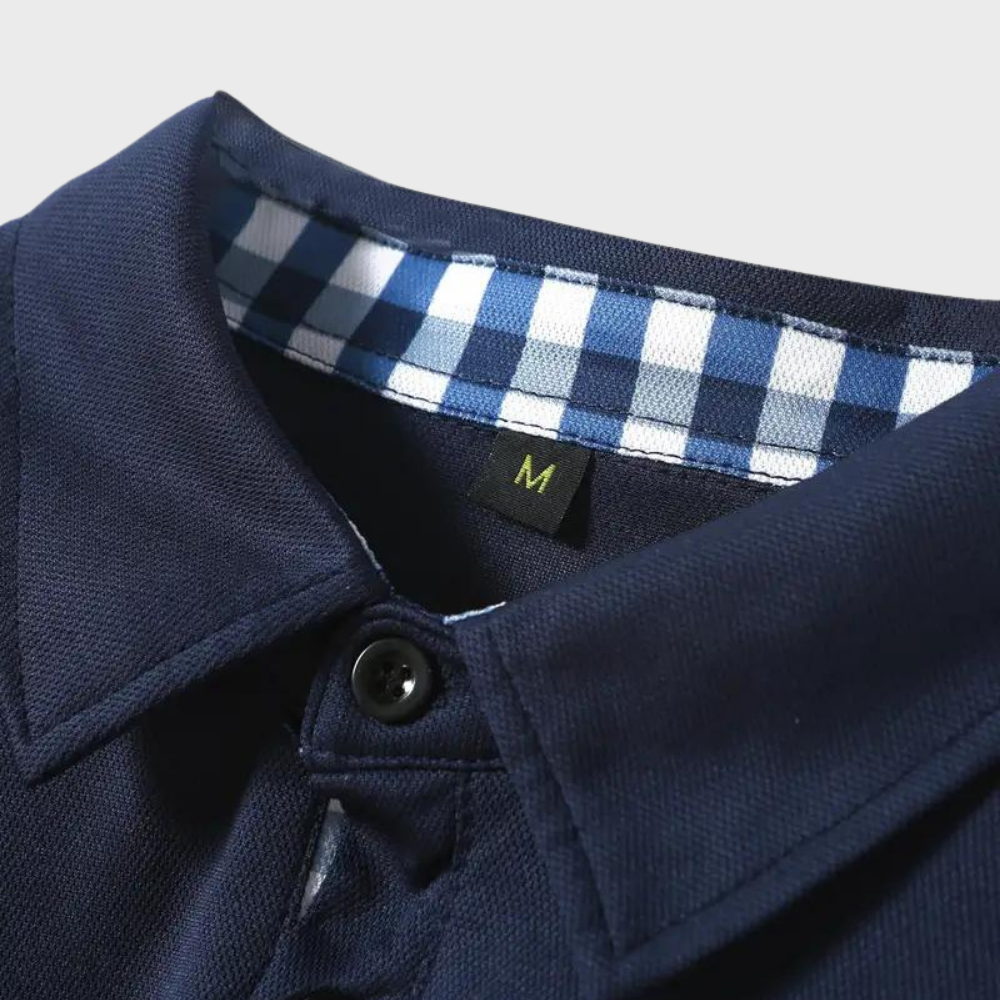 Herren-Poloshirt mit langen Ärmeln - Oliver