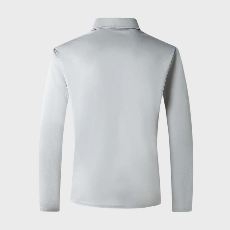 Herren-Poloshirt mit langen Ärmeln - Oliver