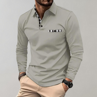 Herren-Poloshirt mit langen Ärmeln - Oliver