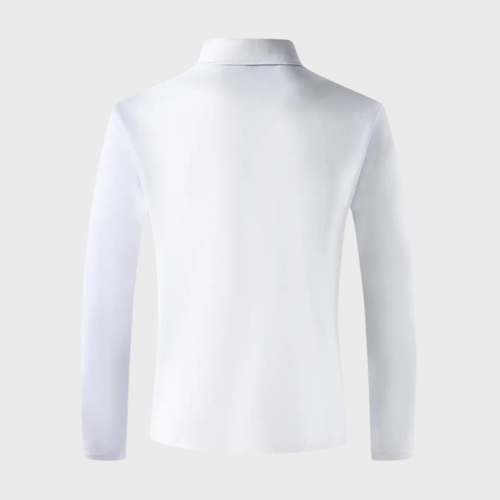 Herren-Poloshirt mit langen Ärmeln - Oliver