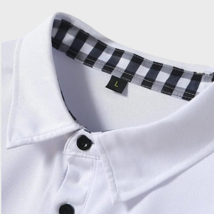 Herren-Poloshirt mit langen Ärmeln - Oliver