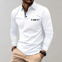 Herren-Poloshirt mit langen Ärmeln - Oliver
