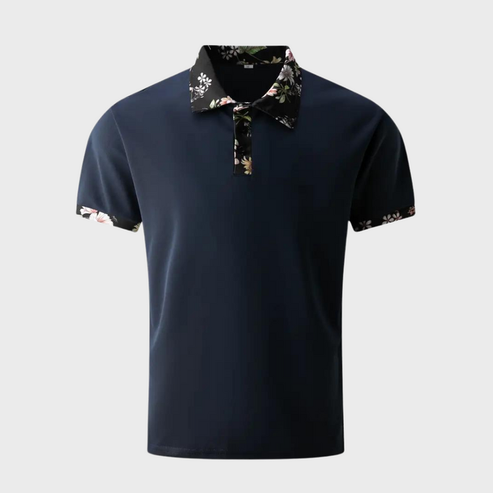 Herren-Poloshirt mit dezentem Druck - Noah