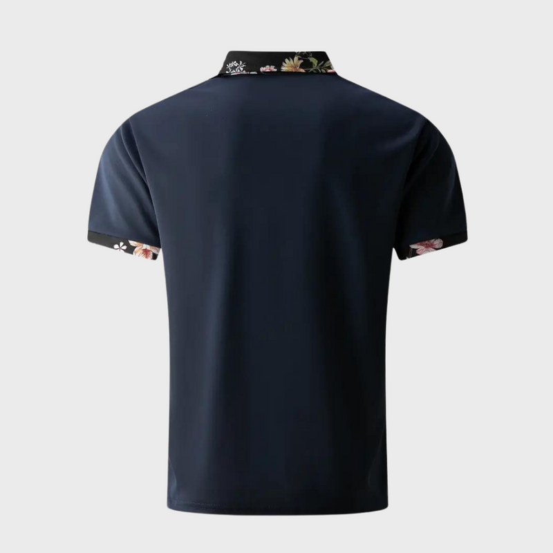 Herren-Poloshirt mit dezentem Druck - Noah