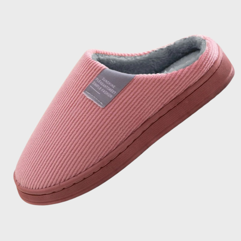 Sally - Warm Corduroy Lined Slippers