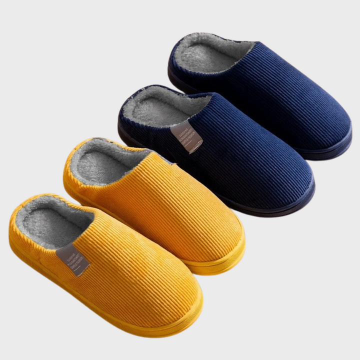 Sally - Warm Corduroy Lined Slippers