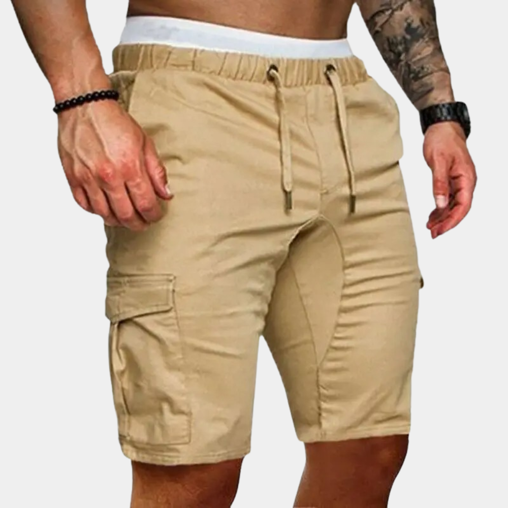 Heren Shorts met Elastische Taille en Zijzakken – Brennan