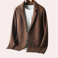 Herenvest Van 100% Wol met Reverskraag en Voorzakken – Ewan