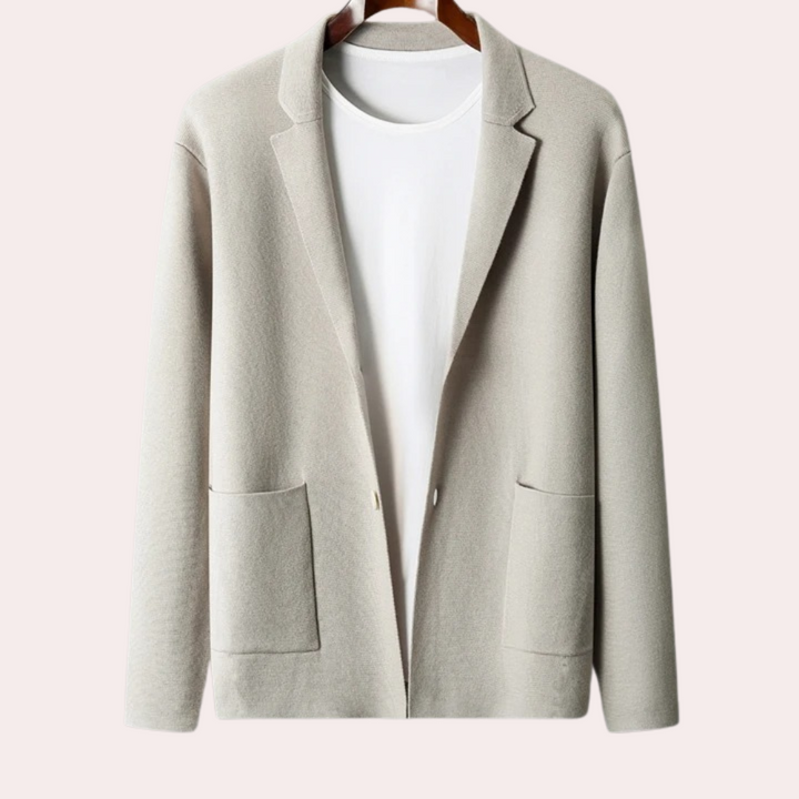 Herenvest Van 100% Wol met Reverskraag en Voorzakken – Ewan