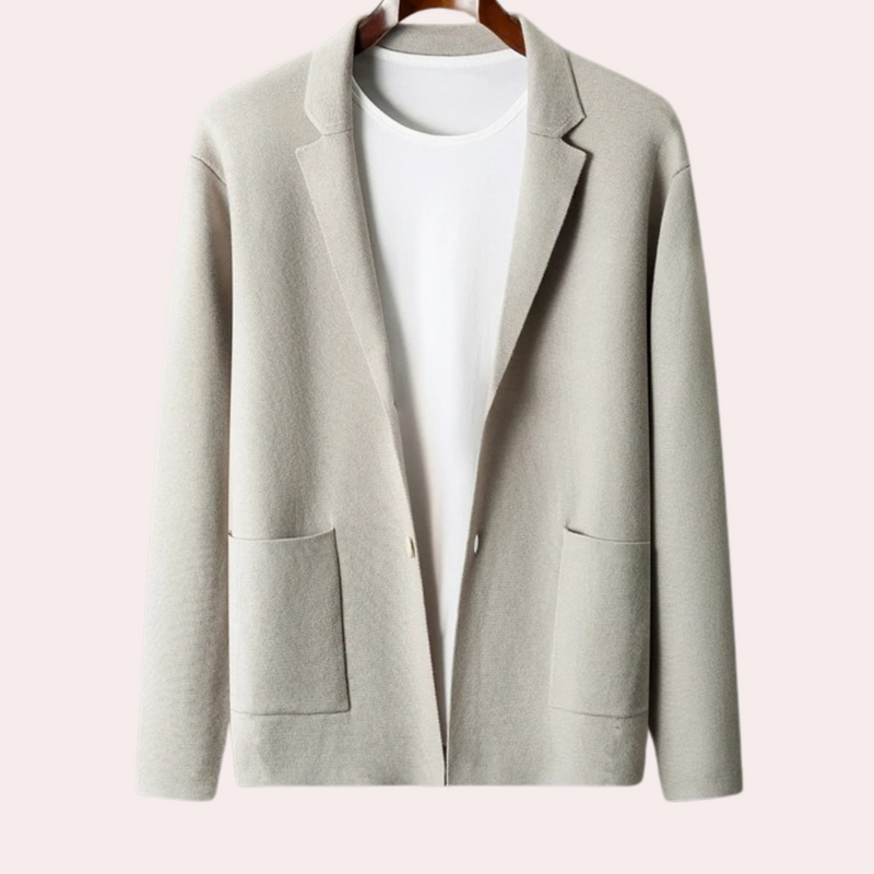 Herenvest Van 100% Wol met Reverskraag en Voorzakken – Ewan