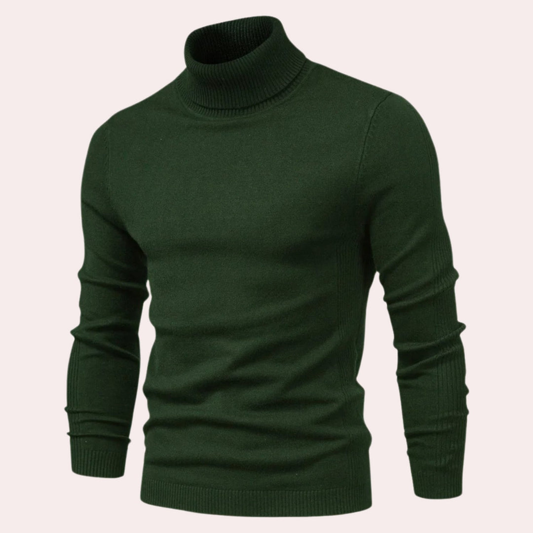 Legerer Herren-Rollkragenpullover - Noah