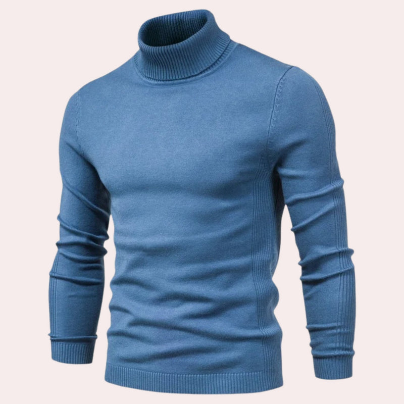 Legerer Herren-Rollkragenpullover - Noah