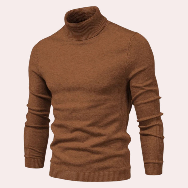 Legerer Herren-Rollkragenpullover - Noah
