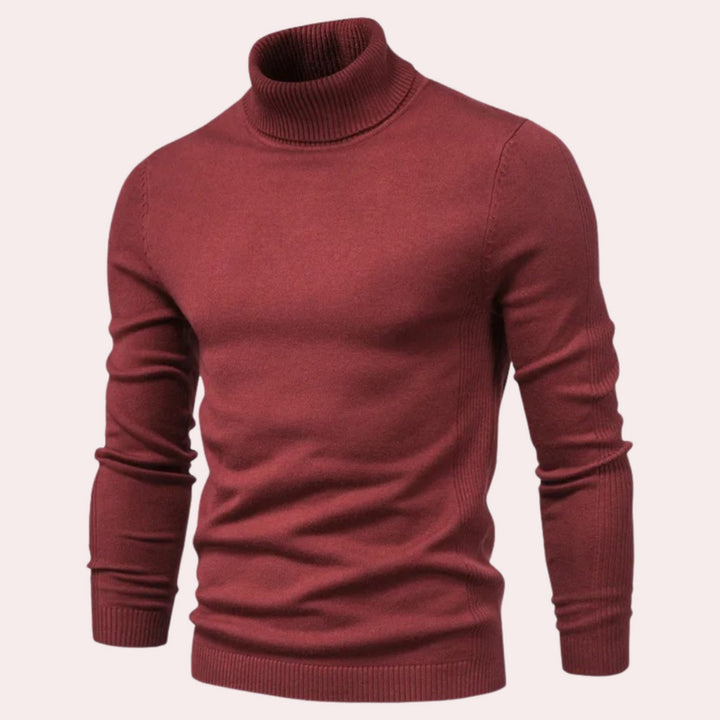 Legerer Herren-Rollkragenpullover - Noah