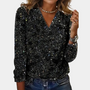 Louaya - Elegantes Damenshirt mit Glitzereffekt
