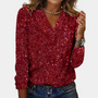 Louaya - Elegantes Damenshirt mit Glitzereffekt