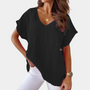 Legeres Damen-T-Shirt mit V-Ausschnitt – Yuna