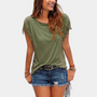 Fransig sommerliches T-Shirt mit lockerem Schnitt - Mila