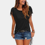 Fransig sommerliches T-Shirt mit lockerem Schnitt - Mila